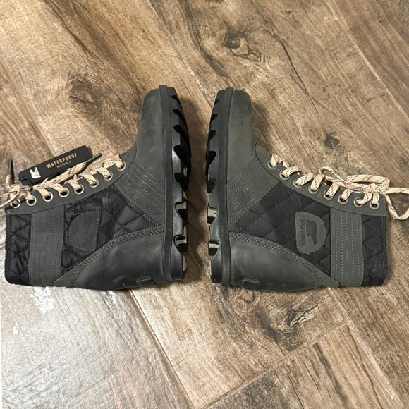 Sorel Women's Lexie Hidden Wedge Waterproof Booties,Dark Slate,6.5(NWT) - Picture 9 of 12